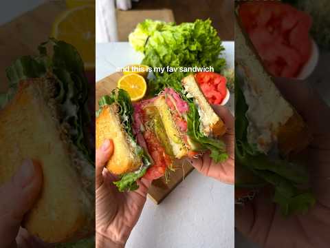 loaded vegan sandwich 🥪 #shorts