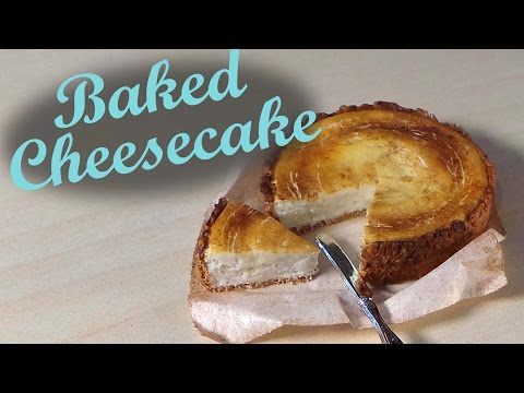 Polymer Clay Baked Cheesecake – Miniature Food Tutorial