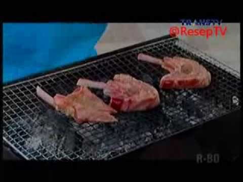 Resep Masakan Grilled Lamb Chop With Barbeque Sauce ala Chef Priscil
