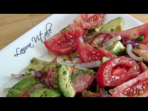 Tomato and Avocado Salad – Recipe by Laura Vitale – Laura in the Kitchen Ep 188