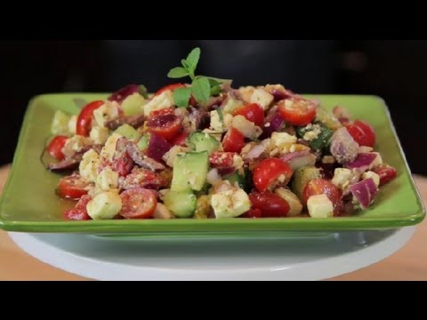 Authentic Greek Salad Recipe : Modern Mediterranean Recipes