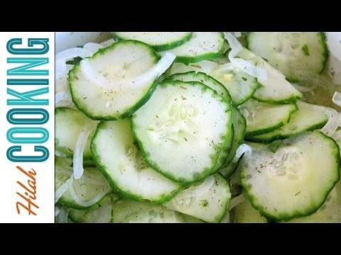 Cucumber Salad Recipe – Great Potluck Side Dish!