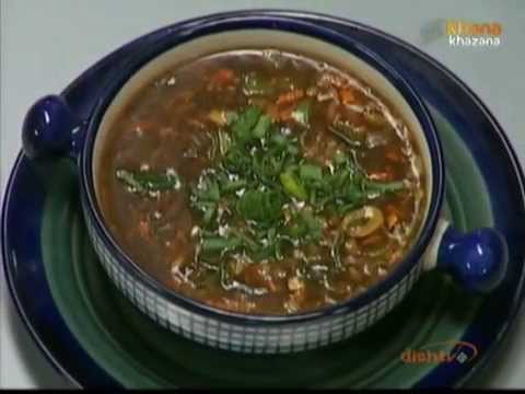 Hot & Sour Vegetable Soup – Sanjeev Kapoor – Khana Khazana