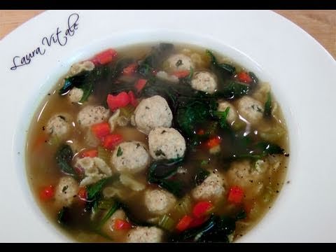 How to make Italian Wedding Soup – Recipe by Laura Vitale – Laura in the Kitchen Ep. 105