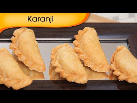 Karanji – Gugra / Gujiya – Sweet Snacks Recipe – Crispy Sweet Dish Recipe by Ruchi Bharani [HD]