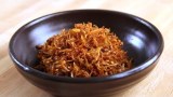 Stirfried dried anchovy side dishes (myulchi bokkeum:멸치볶음)