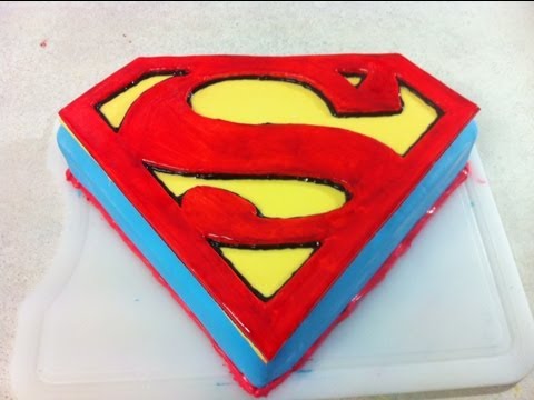 Superman | Man Of Steel Cake (How To)