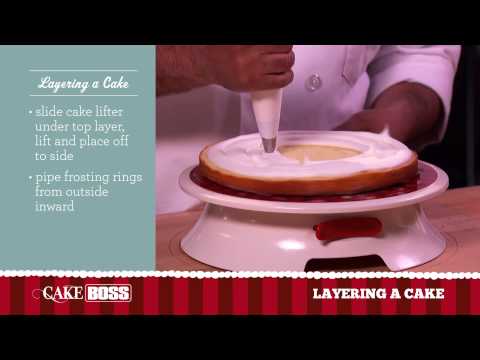 How to Layer & Fill a Cake – Decorating Tips & Techniques – Cake Boss Baking