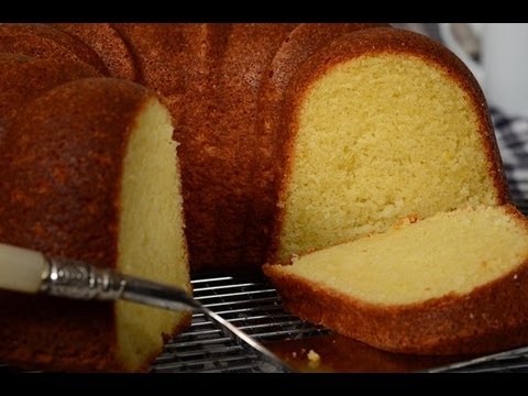 Cream Cheese Pound Cake Recipe Demonstration – Joyofbaking.com