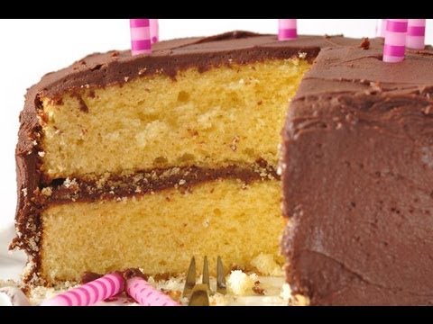 Yellow Butter Cake Recipe Demonstration – Joyofbaking.com