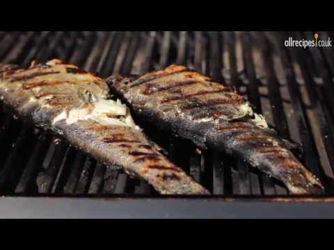 How to BBQ fish video – Barbecued stuffed trout
