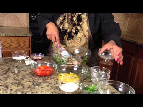 Tropical Shrimp Salad : Making Salads