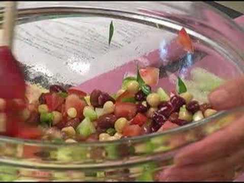 Bean Salad Recipe – A Fresh, Healthy and Spicy Bean recipe