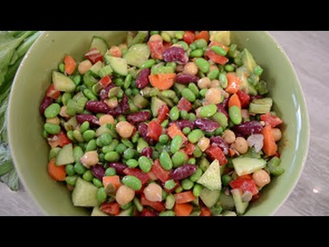 Easy Healthy Vegan Bean Salad