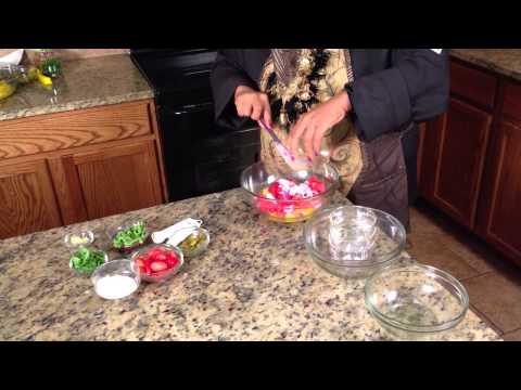Mango Watermelon Salad : Making Salads