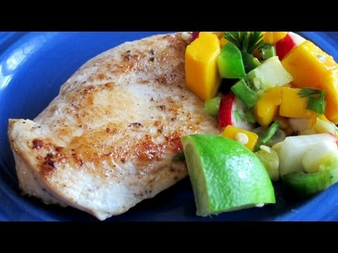 Caribbean Chicken with Mango Salsa Recipe – Quick Meal Idea