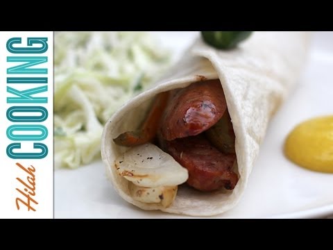 Smoked Sausage Wrap – Quick Meal Idea