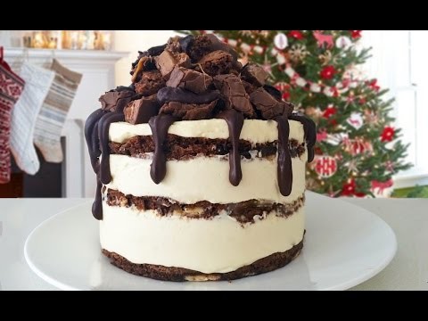 CHOCOLATE BROWNIE CHEESECAKE RECIPE How To Cook That Ann Reardon