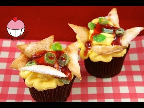 Make Nachos CUPCAKES! Mexican Cupcakes In Disguise – A Cupcake Addiction How to Tutorial