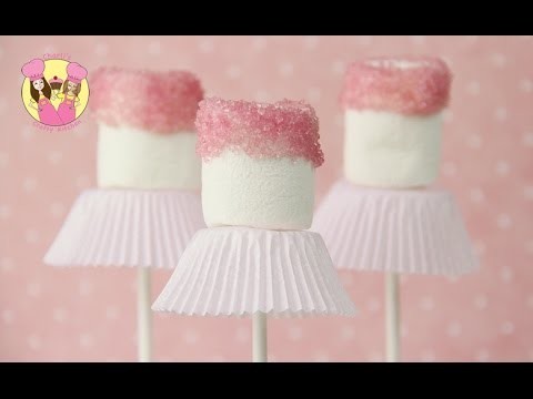 BALLERINA POPS – Ballet dancer party marshmallow pops – Easy and cute tutu treats