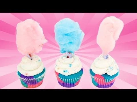 How to Make Cotton Candy Cupcakes from Cookies Cupcakes and Cardio
