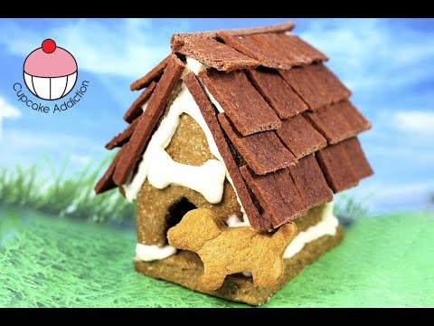 Gingerbread Christmas House for DOGS! My Mum & I make a Ginger Bread Cookie Kennel
