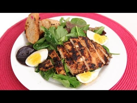 Grilled Chicken Caesar Salad Recipe – Laura Vitale – Laura in the Kitchen Episode 577