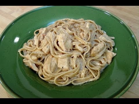 Fettuccine Alfredo with Chicken – Recipe by Laura Vitale – Laura in the Kitchen Ep. 72