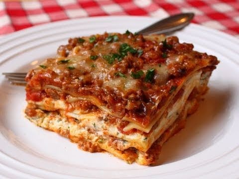 Lasagna Recipe – Beef & Cheese Lasagna – Christmas Lasagna Recipe