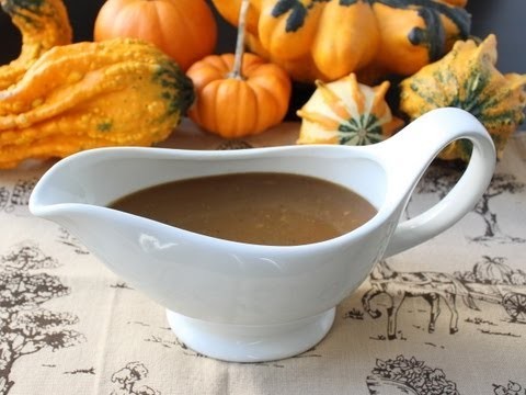 Turkey Gravy with Porcini Mushrooms and Marsala Wine – Make-Ahead Thanksgiving Turkey Gravy Recipe