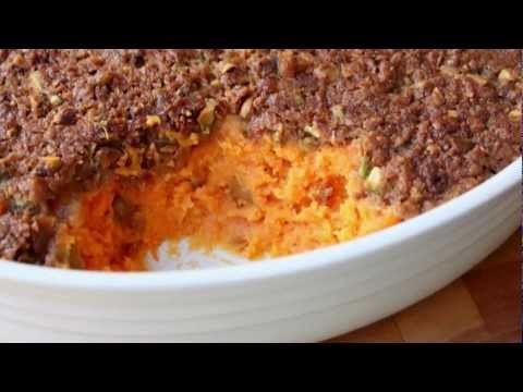 Sweet Potato Casserole with Pistachio Crust – Thanksgiving Sweet Potato Casserole Side Dish Recipe