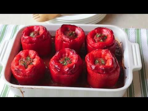 Food Wishes Recipes – How to Make Stuffed Peppers – Beef and Rice Stuffed Peppers Recipe