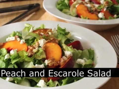 A Perfect Peach and Escarole Summer Salad Recipe – Food Wishes