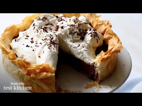 Chocolate Mousse Pie with a Phylo Crust – Everyday Food – From the Test Kitchen