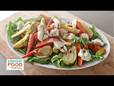 Roasted Vegetable Salad with Lentils | Everyday Food with Sarah Carey