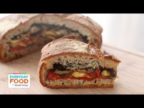 Grilled Ratatouille Muffuletta Sandwich – Everyday Food with Sarah Carey