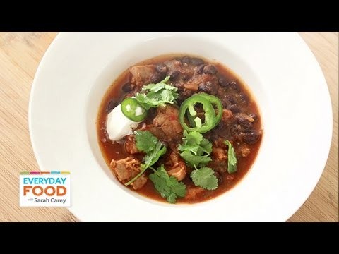 Chili Recipe – Spicy Turkey and Beans – Everyday Food with Sarah Carey