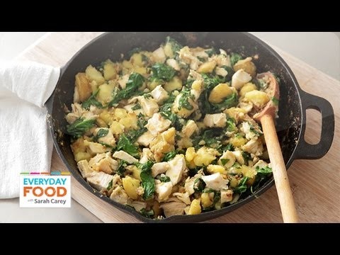 Chicken, Potato, and Spinach Hash – Everyday Food with Sarah Carey