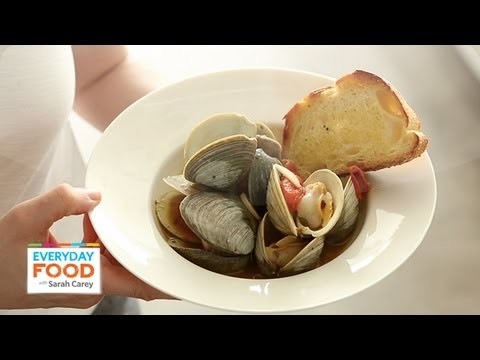 Steamed Clams and Tomatoes – Everyday Food with Sarah Carey