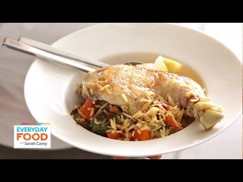 One-Pot Chicken and Rice with Swiss Chard | Everyday Food with Sarah Carey