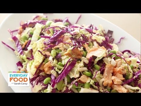 Shredded Cabbage and Salmon Salad | Everyday Food with Sarah Carey