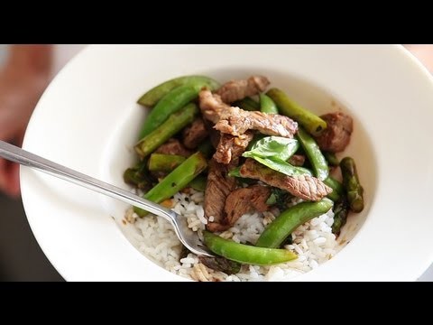 Beef, Snap Pea, and Asparagus Stir-Fry | Everyday Food with Sarah Carey