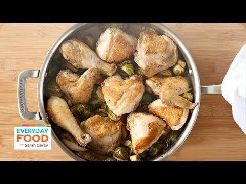 Braised Chicken and Brussels Sprouts – Everyday Food with Sarah Carey
