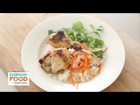 Coconut-Lime Chicken with Thai Garnishes  | Everyday Food with Sarah Carey