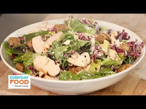 Buttermilk Chicken Caesar Salad Recipe – Everyday Food with Sarah Carey