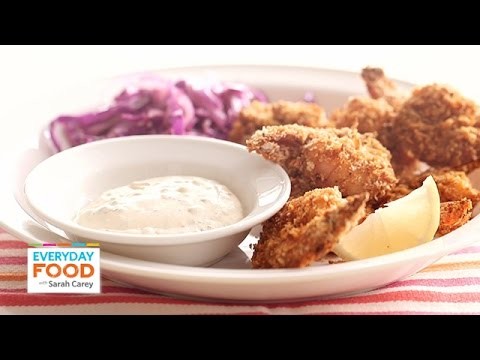 Oven-Baked Crispy Shrimp with Cabbage Slaw – Everyday Food with Sarah Carey