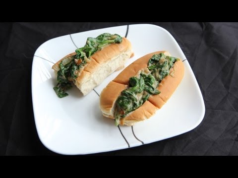 Mean Green Sloppy Joe Sandwich (8.20.12 – Day 8) Vegan Creamed Spinach Recipe