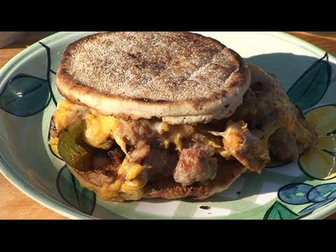Sausage, Egg and Cheese Breakfast Sandwich by the BBQ Pit Boys