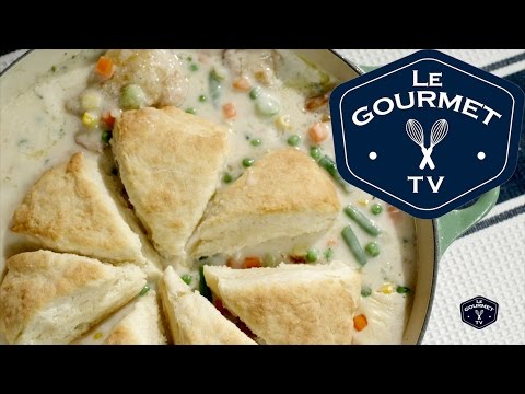 Biscuit Topped Chicken Pot Pie Recipe – LeGourmetTV