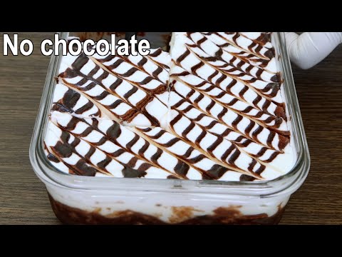Easy Chocolate Dessert | No Bake Dessert recipe